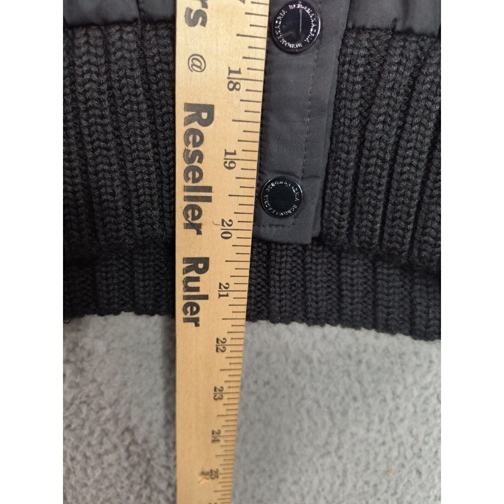 Bcbgmaxazria Womens Solid Black Collared Winter P… - image 7